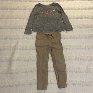 Magical long sleeve top and jegging 4 5 girls